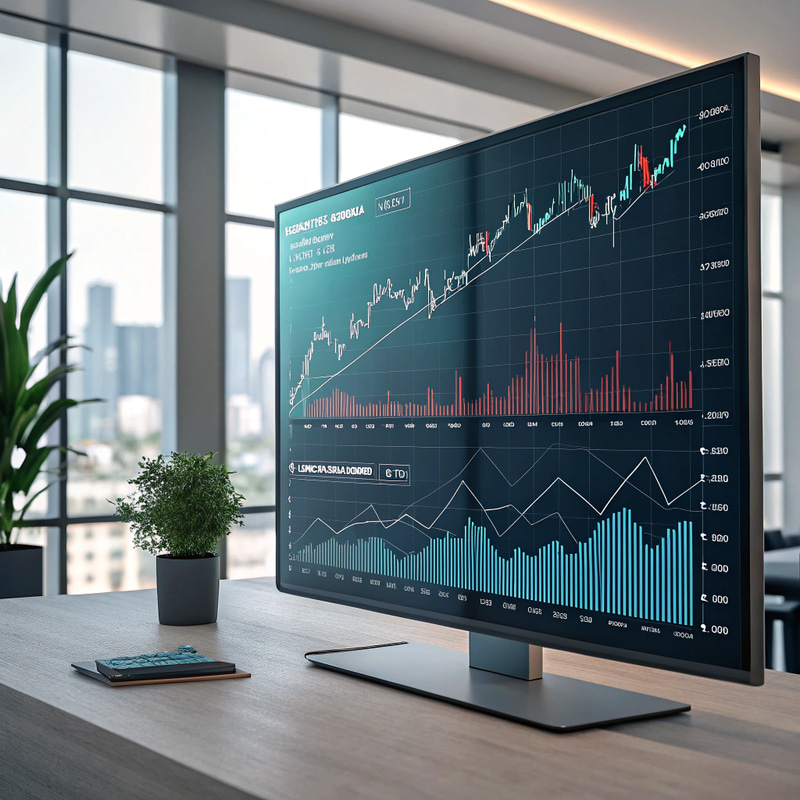 Financial Graph and Stock Market Trends Analysis Financial Graph and Stock Market Trends Analysis