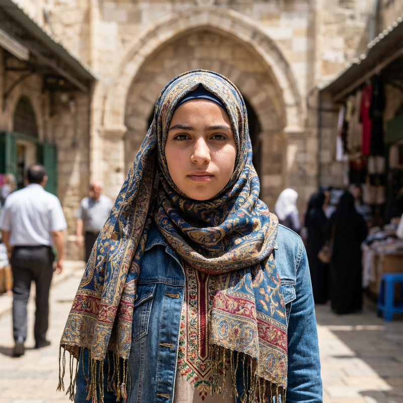 Empowering Middle Eastern Teen Girls in Colorful Hijabs