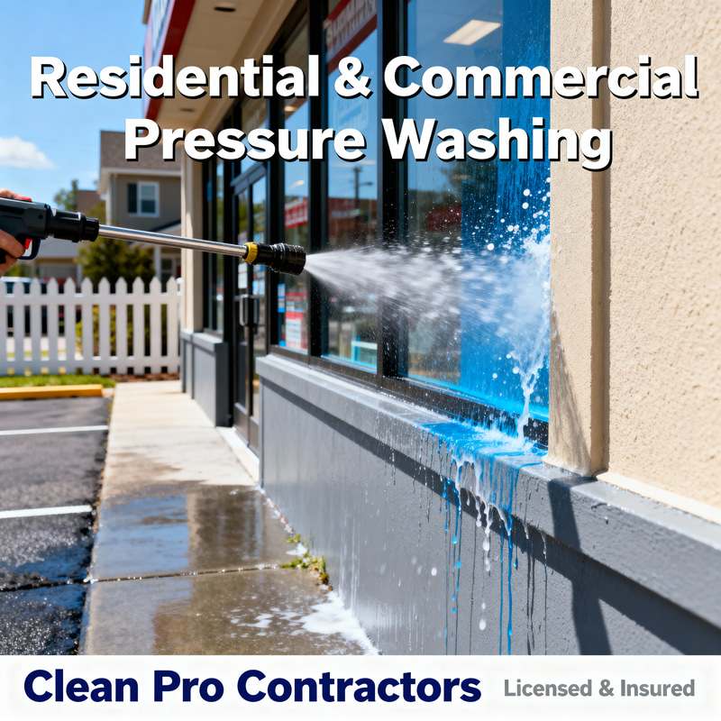 Expert Pressure Washing for Homes and Businesses