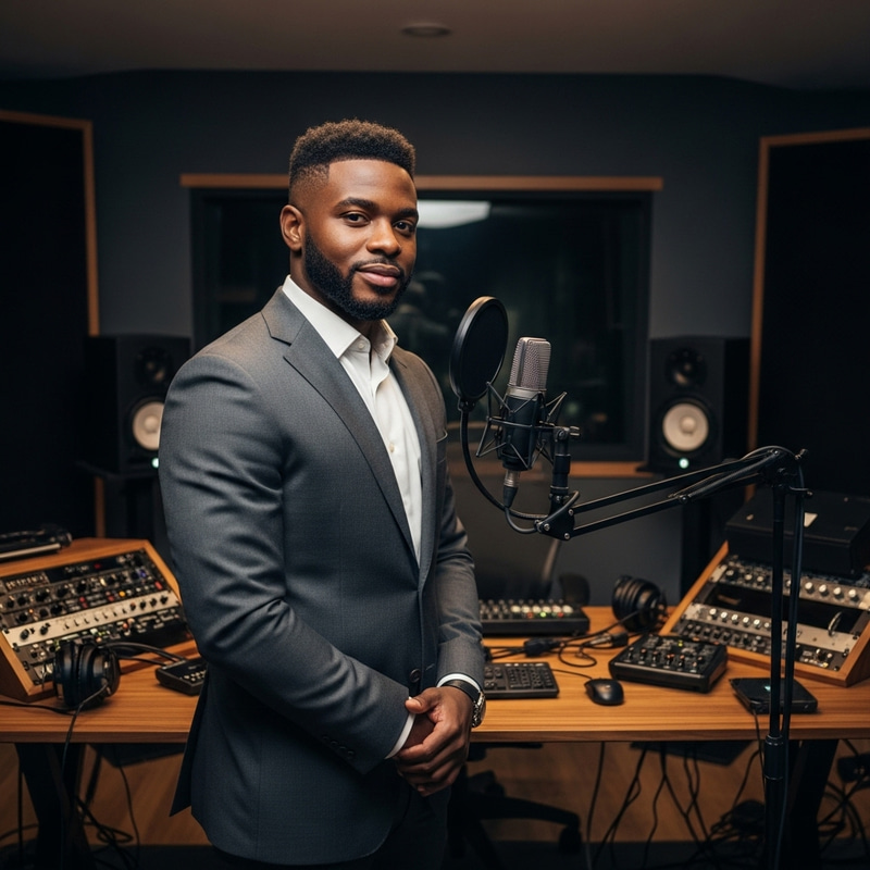 Stylish Podcast Look: Low Fade Taper Suit Style Stylish Podcast Look: Low Fade Taper Suit Style