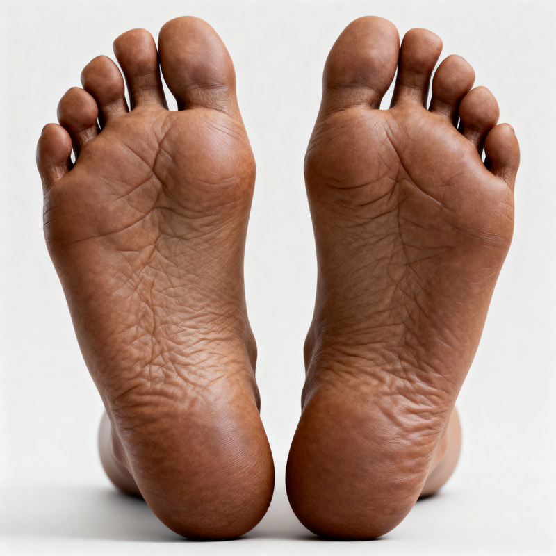 Realistic Female Feet - Medium Brown Skin