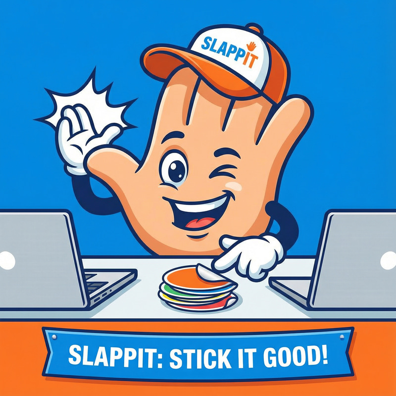SLAPPIT: Playful Sticker Mascot for Brands