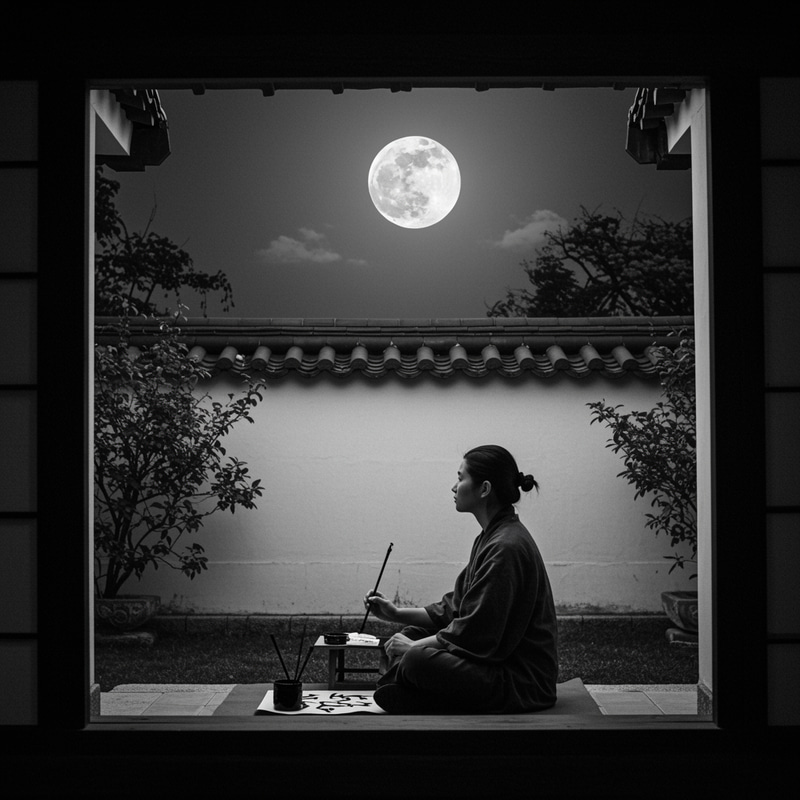 Contemplating the Moon: Solitary Reflection Contemplating the Moon: Solitary Reflection