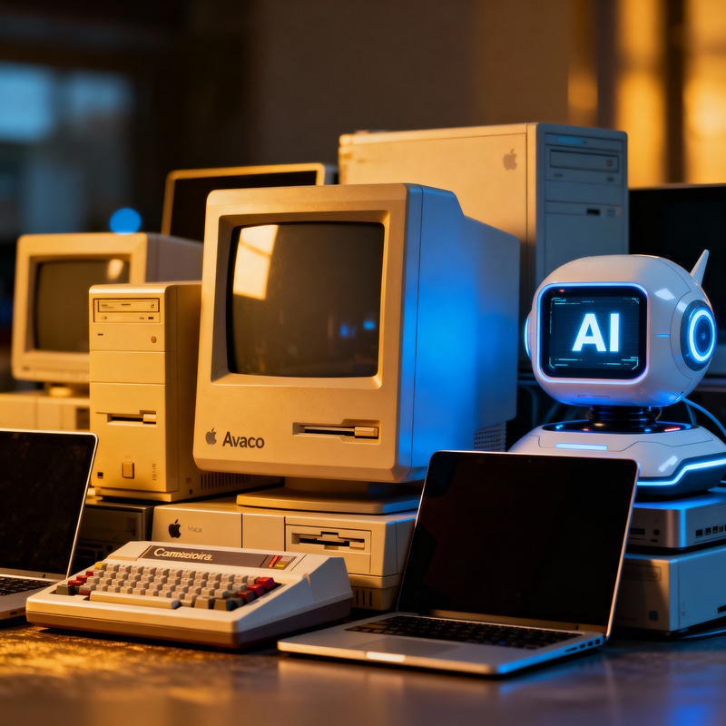 Cinematic Computer Collage for PowerPoint Cinematic Computer Collage for PowerPoint