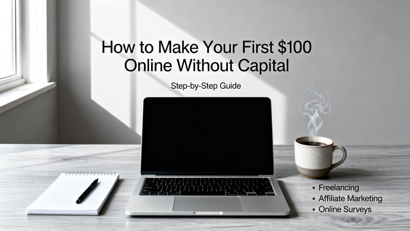 Make Your First $100 Online Without Capital