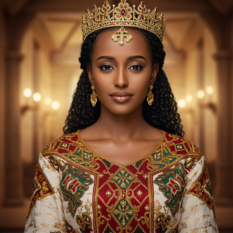 Ethiopian Queen: Beauty and Allure Ethiopian Queen: Beauty and Allure