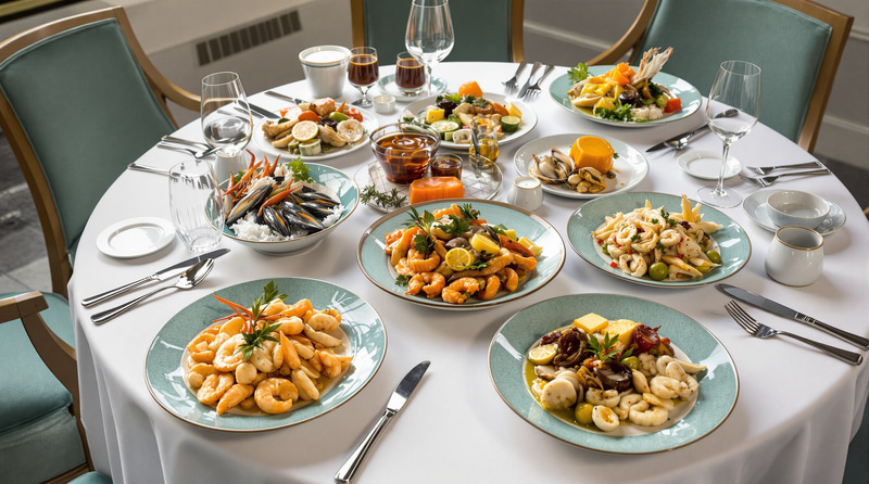 Elegant Seafood Dining Experience Elegant Seafood Dining Experience