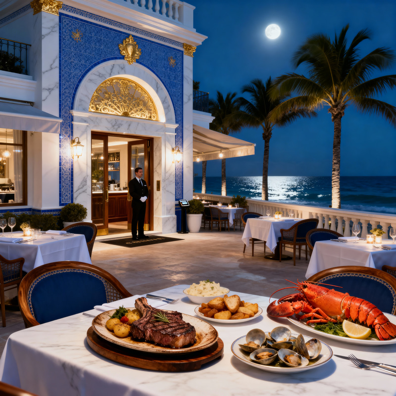 Coastal Steakhouse: Mediterranean Dining by the Ocean Coastal Steakhouse: Mediterranean Dining by the Ocean