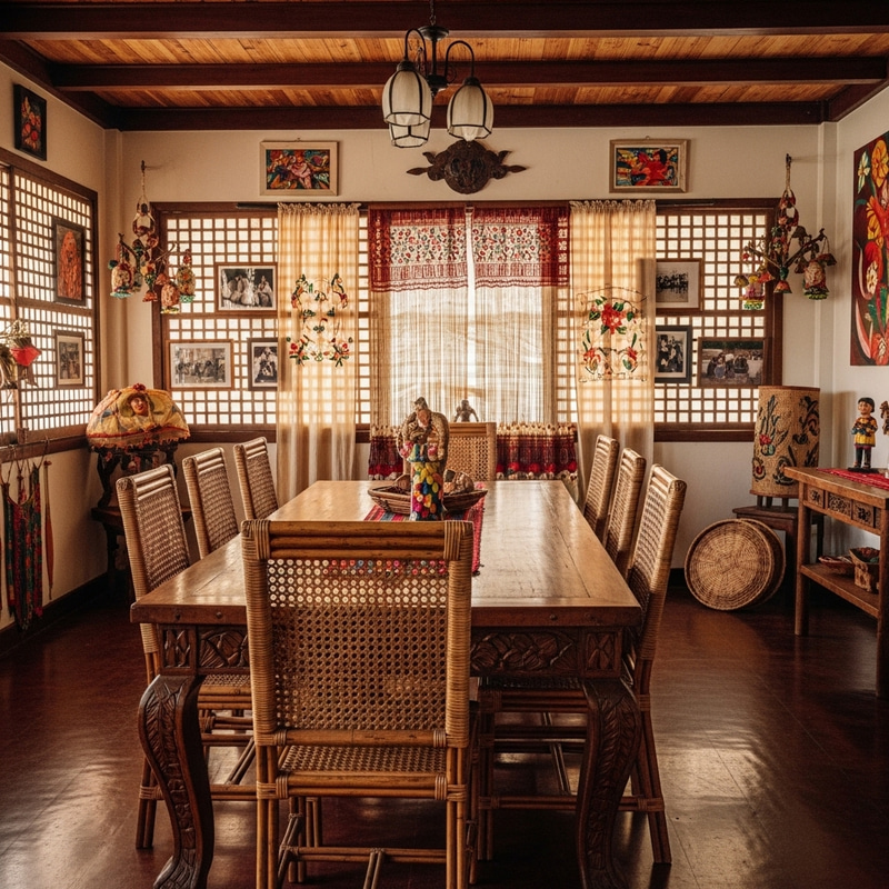 Warm Filipino Decor Room Design Ideas