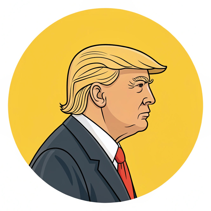 Donald Trump 2D Avatar Art Donald Trump 2D Avatar Art