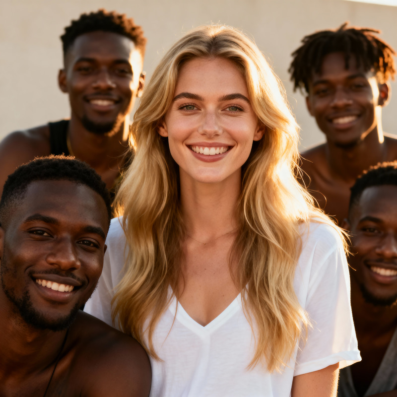 Caucasian Blonde Woman with Black Men - Unique Diversity Caucasian Blonde Woman with Black Men - Unique Diversity