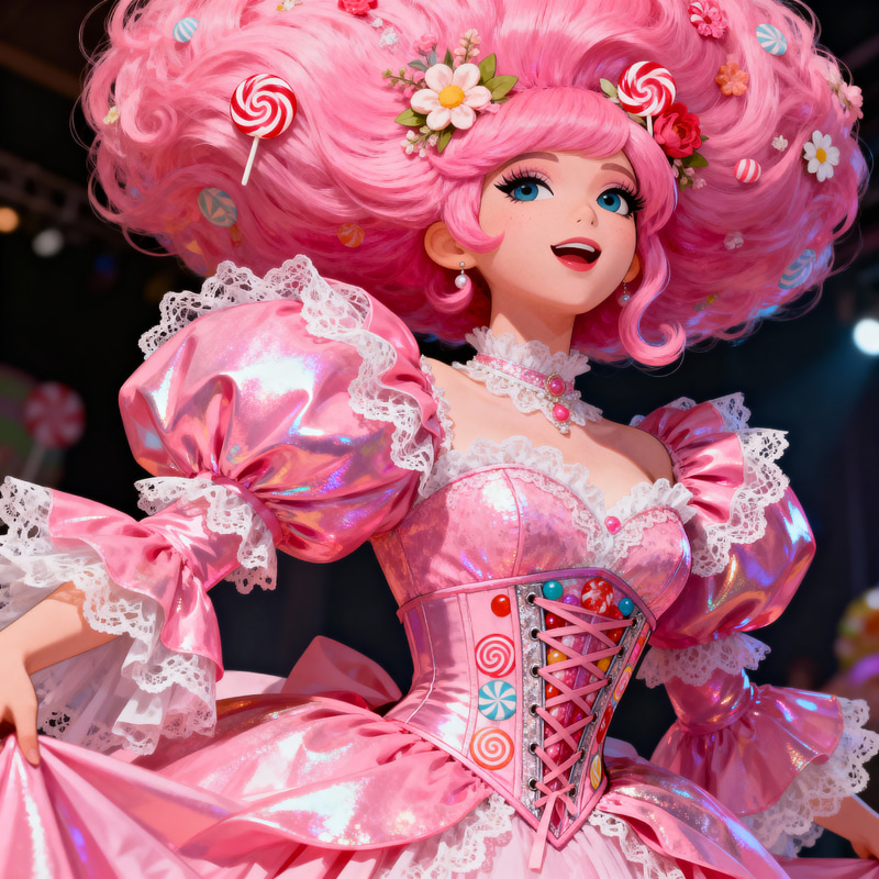 Princess Bubblegum in Stunning Pink Drag Princess Bubblegum in Stunning Pink Drag