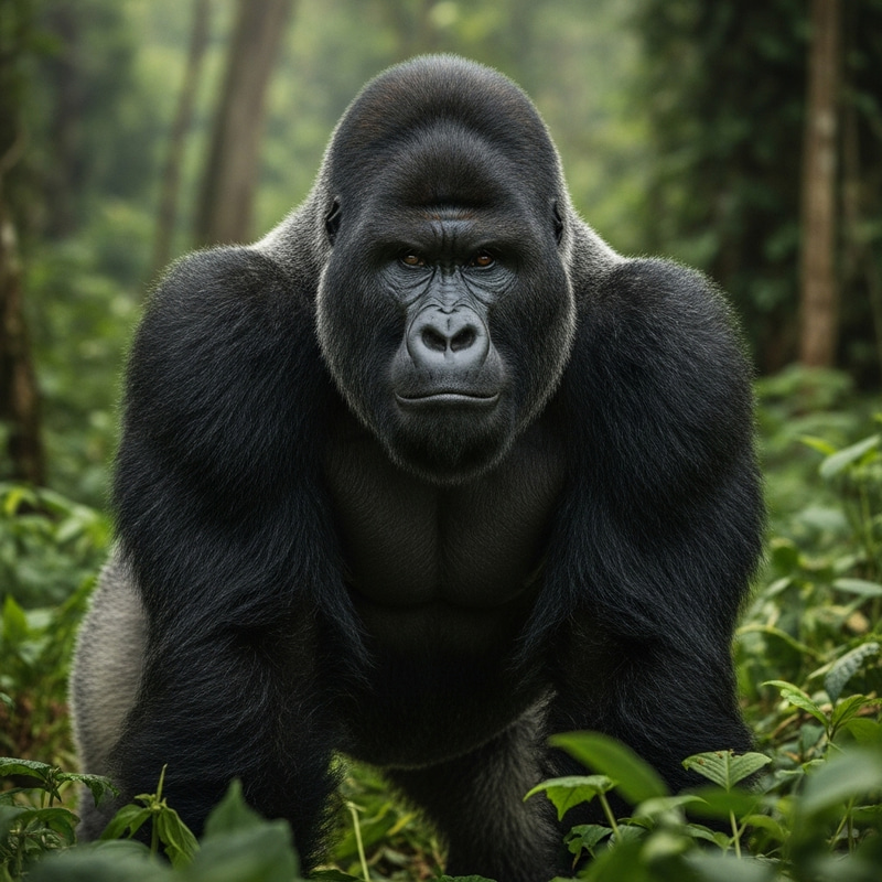 Transform Into a Gorilla: Unique Self-Portrait Transform Into a Gorilla: Unique Self-Portrait