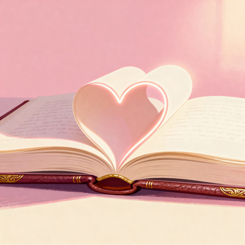 Heart in an Open Book - Love and Knowledge Heart in an Open Book - Love and Knowledge