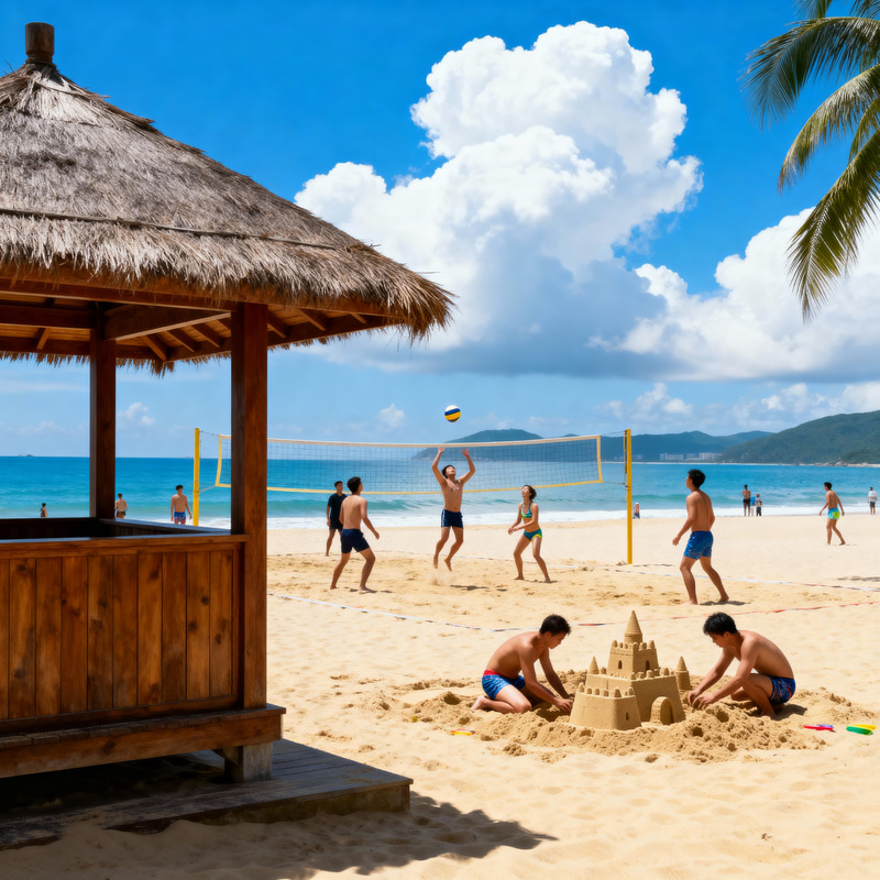 Beach Hut on Sunny Beach - Fun in the Sun Beach Hut on Sunny Beach - Fun in the Sun