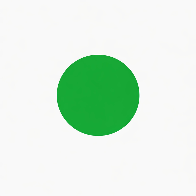 Minimalist Green Online Icon for Modern Design