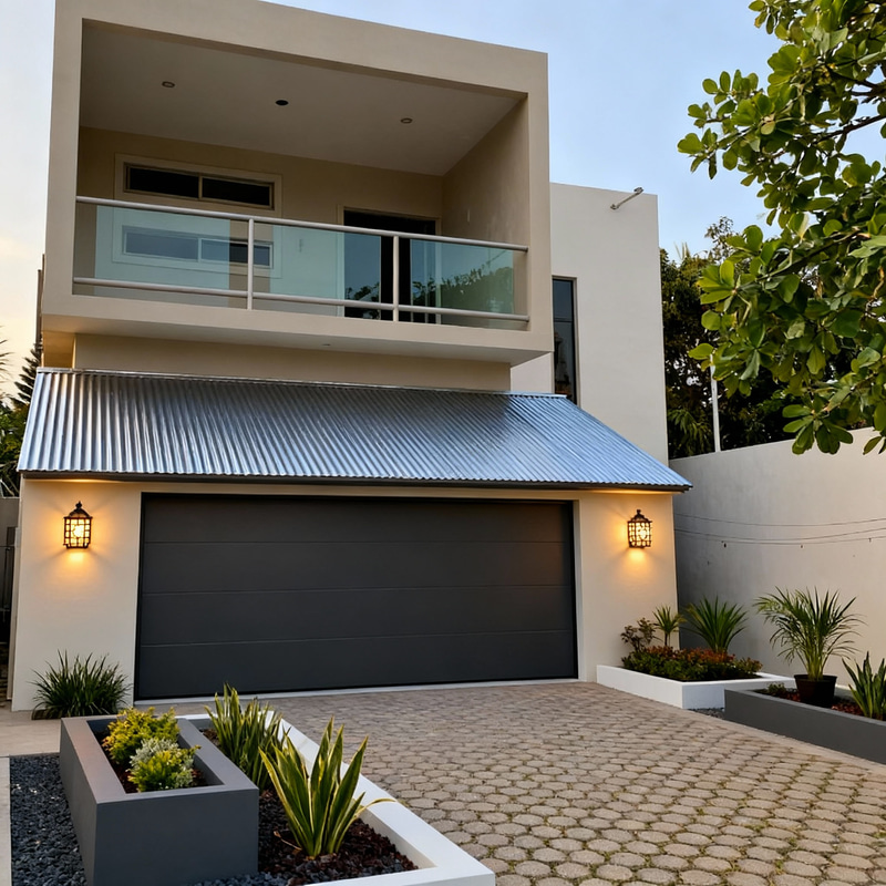 Stylish Modern Garage Design & Garden Ideas Stylish Modern Garage Design & Garden Ideas