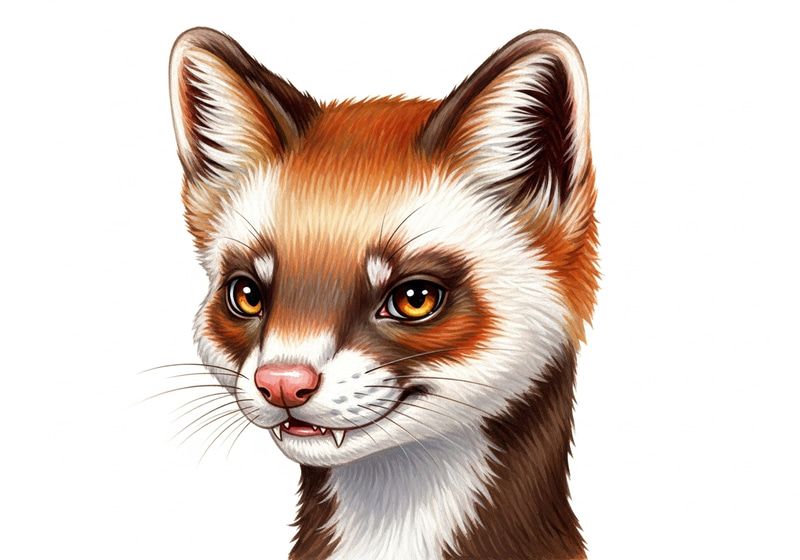 Adorable Anime Ferret-Fox Hybrid Boy Art Adorable Anime Ferret-Fox Hybrid Boy Art