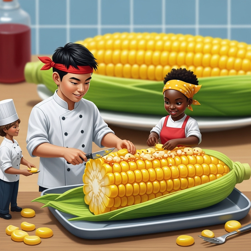 Whimsical Chefs Create Sweet Corn Delight Whimsical Chefs Create Sweet Corn Delight