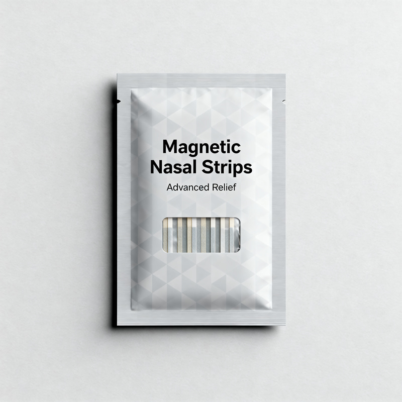 Minimalist Magnetic Nasal Strips Mockup Minimalist Magnetic Nasal Strips Mockup