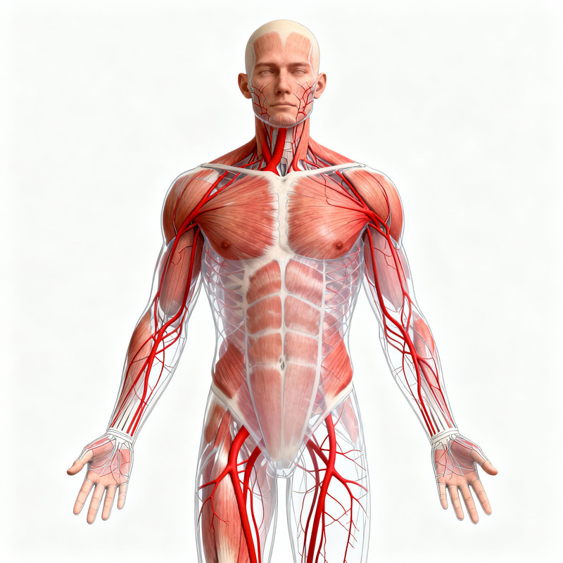 Comprehensive Artery Anatomy Full Body Overview Comprehensive Artery Anatomy Full Body Overview