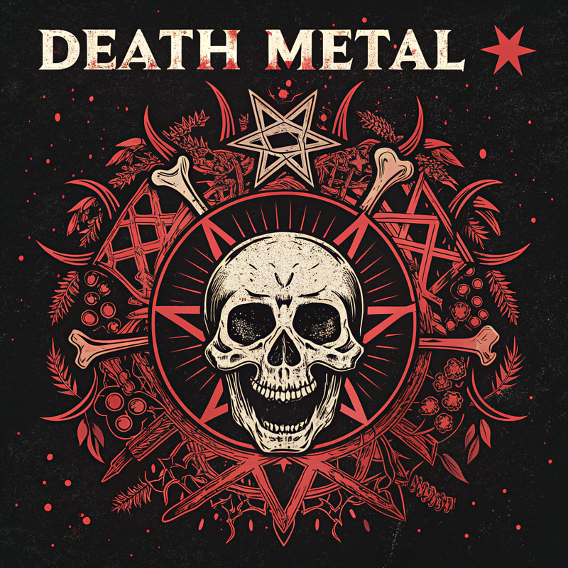 Death Metal Album Cover Art for Fans Death Metal Album Cover Art for Fans