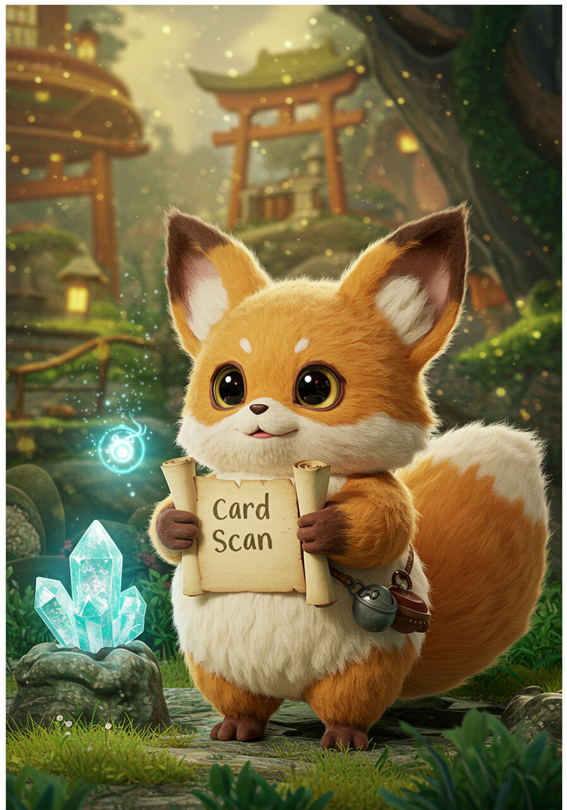 Ghibli Style Fantasy Animal - Card Scan Ghibli Style Fantasy Animal - Card Scan