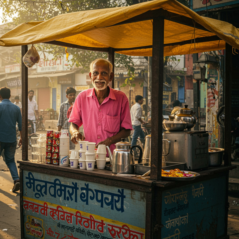 Old Man Selling Tea | Nostalgic Tea Stall Experience Old Man Selling Tea | Nostalgic Tea Stall Experience