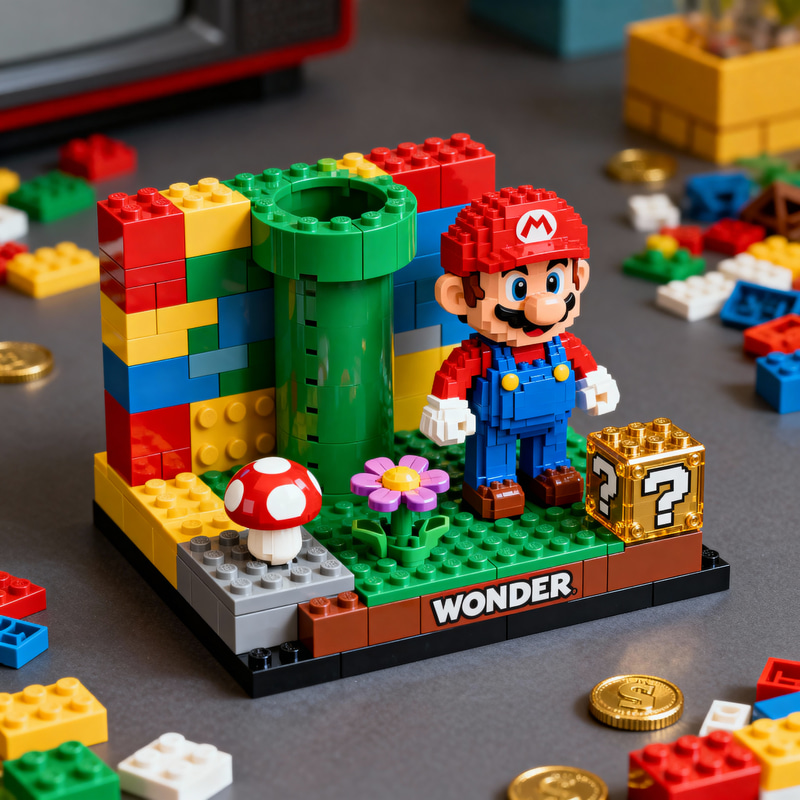 Lego Mario Wonder Set - Fun and Adventure