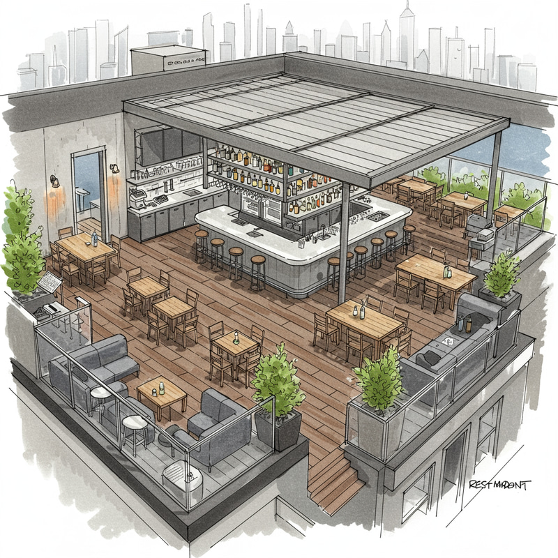 Rooftop Bar Restaurant Design Ideas Rooftop Bar Restaurant Design Ideas