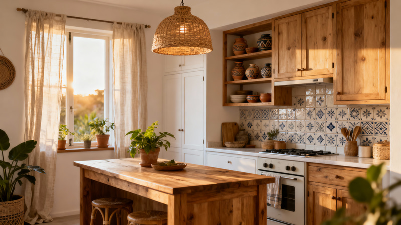 Boho Chic Functional Kitchen Design Ideas Boho Chic Functional Kitchen Design Ideas