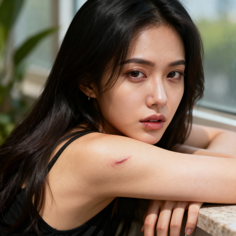 Intense Game Between Grandmother and Grandson