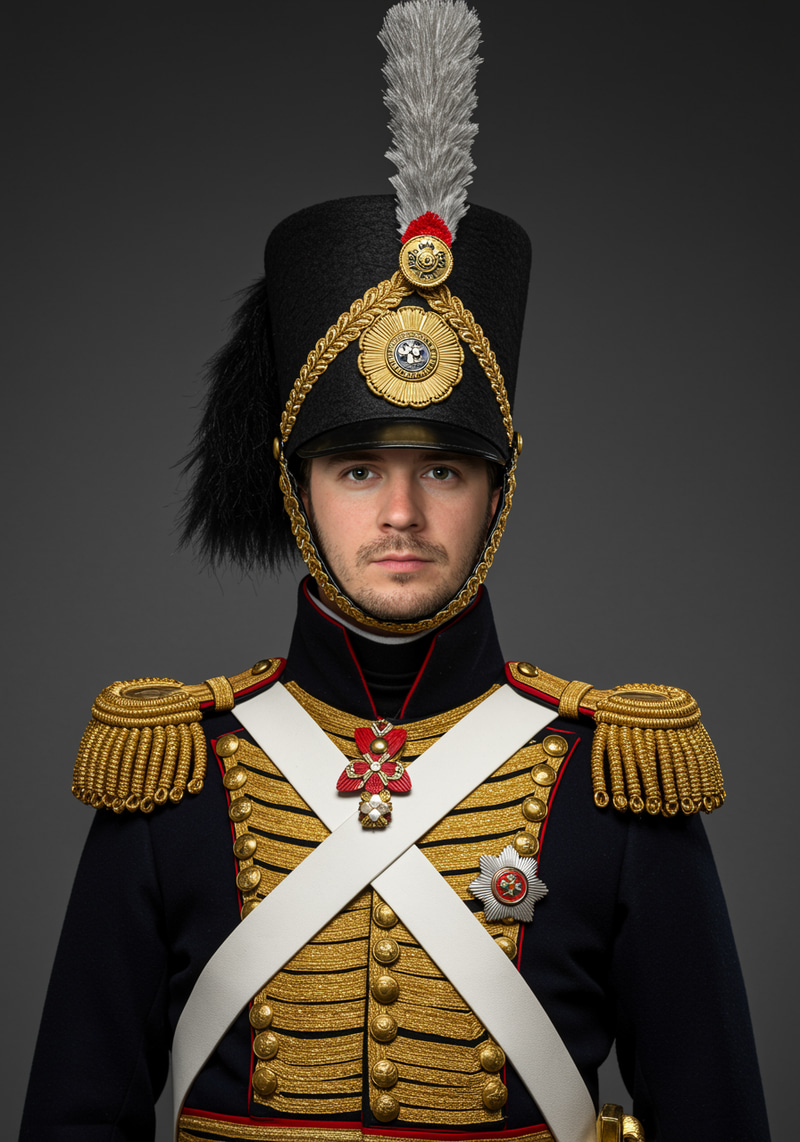 19th Century French Military Figure Portrait 19th Century French Military Figure Portrait