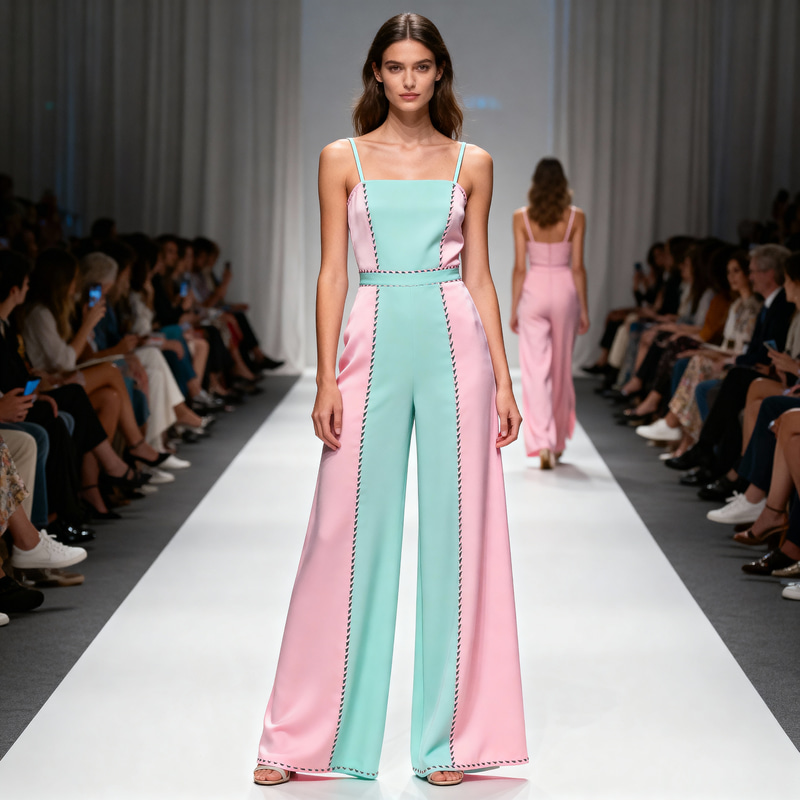 Pattern for Stylish Palazzo Jumpsuit Design