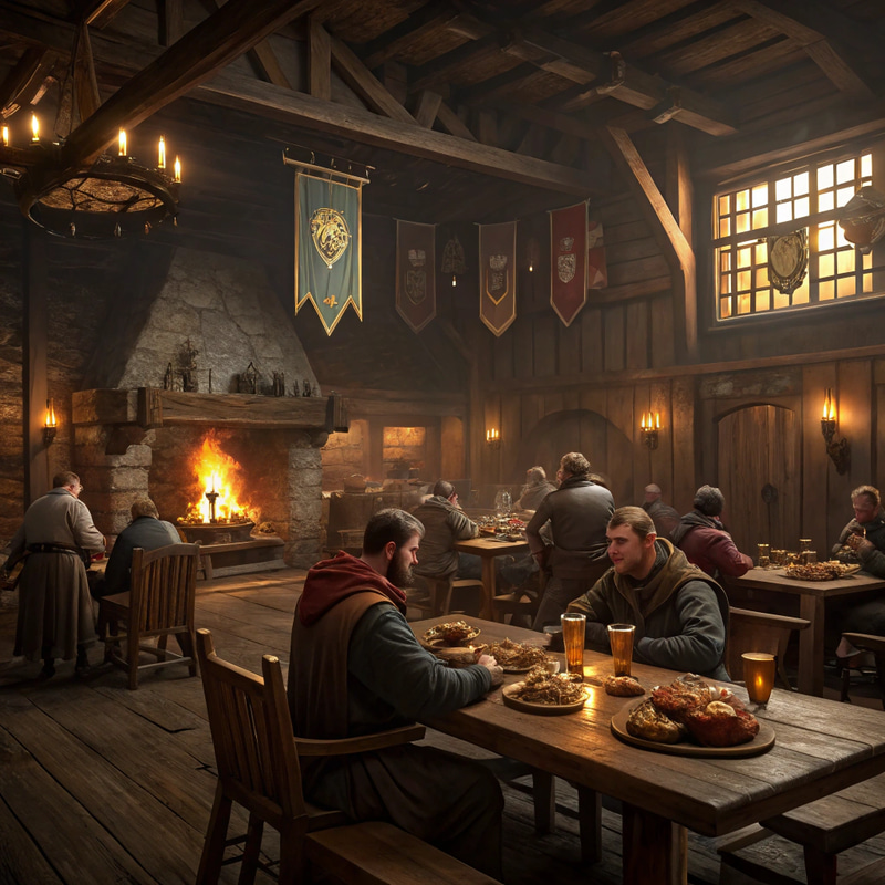 Medieval Fantasy Tavern: A Gathering Place Medieval Fantasy Tavern: A Gathering Place