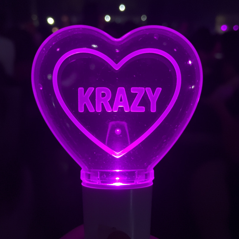 KRAZY Purple Kpop Glow Stick - Light Up the Night