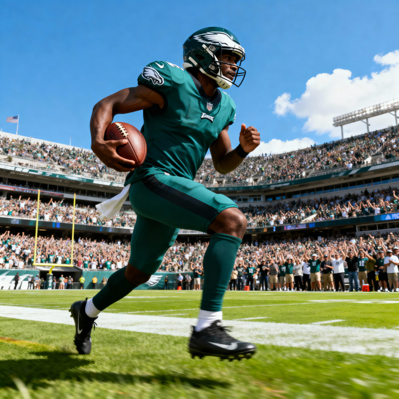 Exciting Play by Young Black Football Star Exciting Play by Young Black Football Star