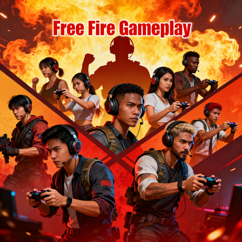 Epic Free Fire Gameplay Thumbnail Design Epic Free Fire Gameplay Thumbnail Design