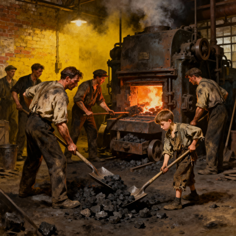 Life in the Industrial Age: A Hard Day's Work