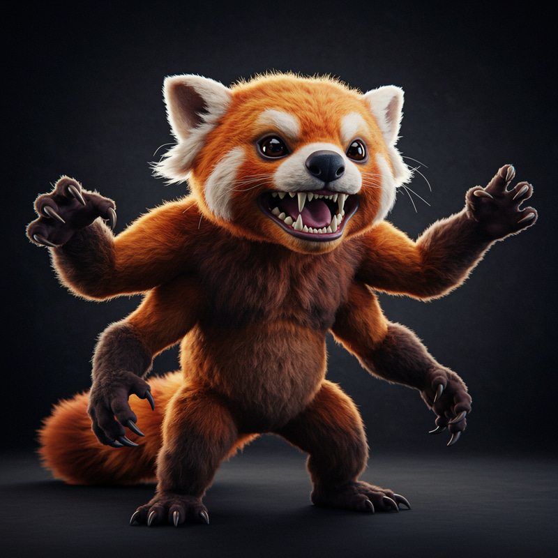 Ferocious Four-Armed Creature: A Unique Hybrid Ferocious Four-Armed Creature: A Unique Hybrid