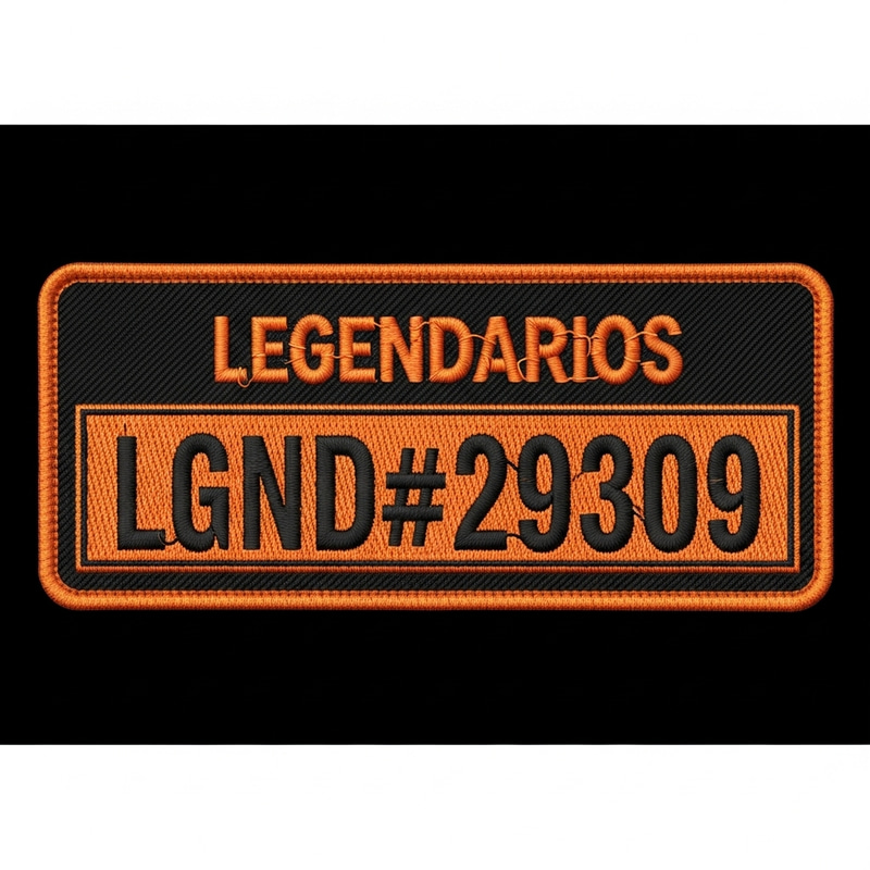 LGND#29309 Patch with Legendary Logo - Orange & Black LGND#29309 Patch with Legendary Logo - Orange & Black