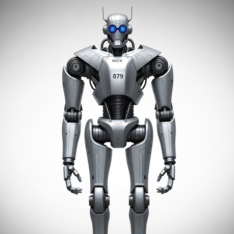 Nick 879: The Intelligent Blue-Eyed Robot Nick 879: The Intelligent Blue-Eyed Robot