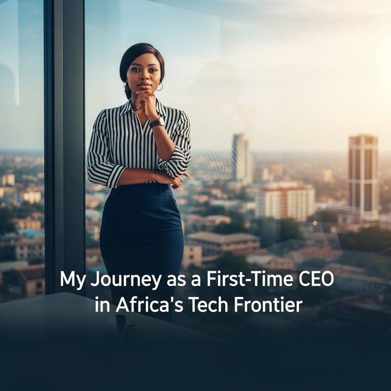 My Journey as a First-Time CEO in Africa's Tech Frontier My Journey as a First-Time CEO in Africa's Tech Frontier