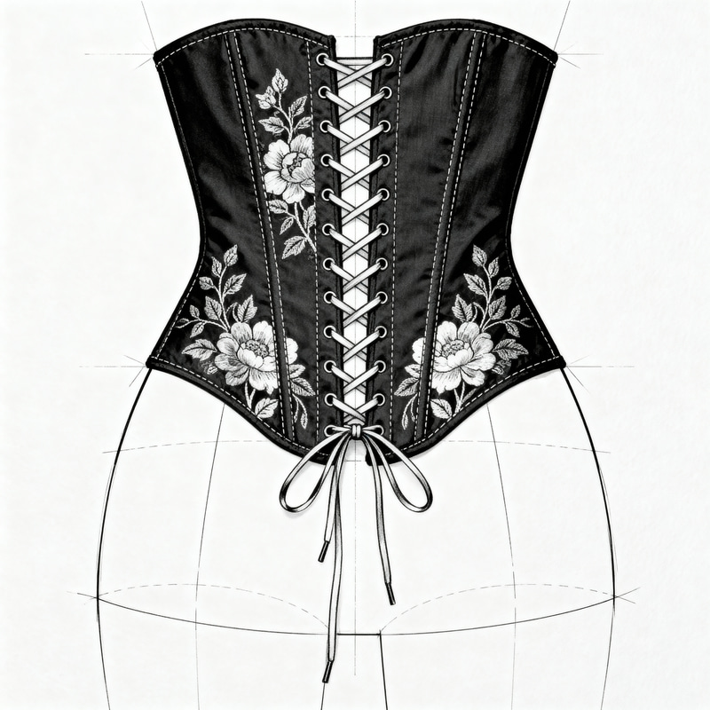 Stylish Corset Pattern for Your Next Project