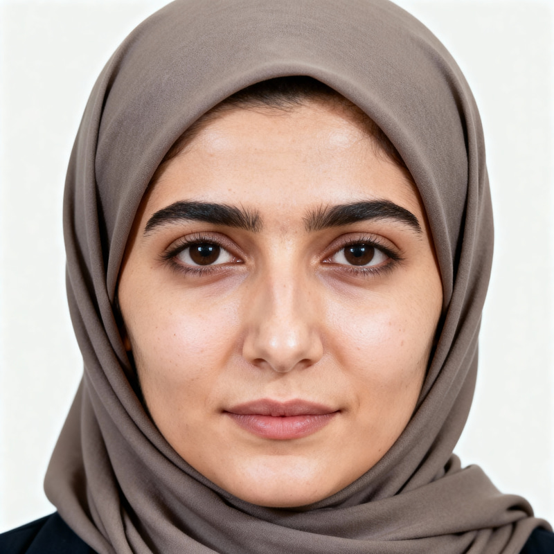 Realistic Hijab Woman Image for ID Photos Realistic Hijab Woman Image for ID Photos