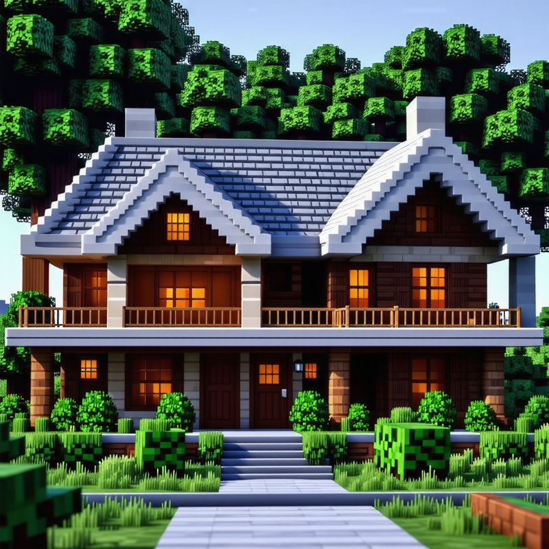 Medium Size Minecraft House - Build Your Dream Home Medium Size Minecraft House - Build Your Dream Home