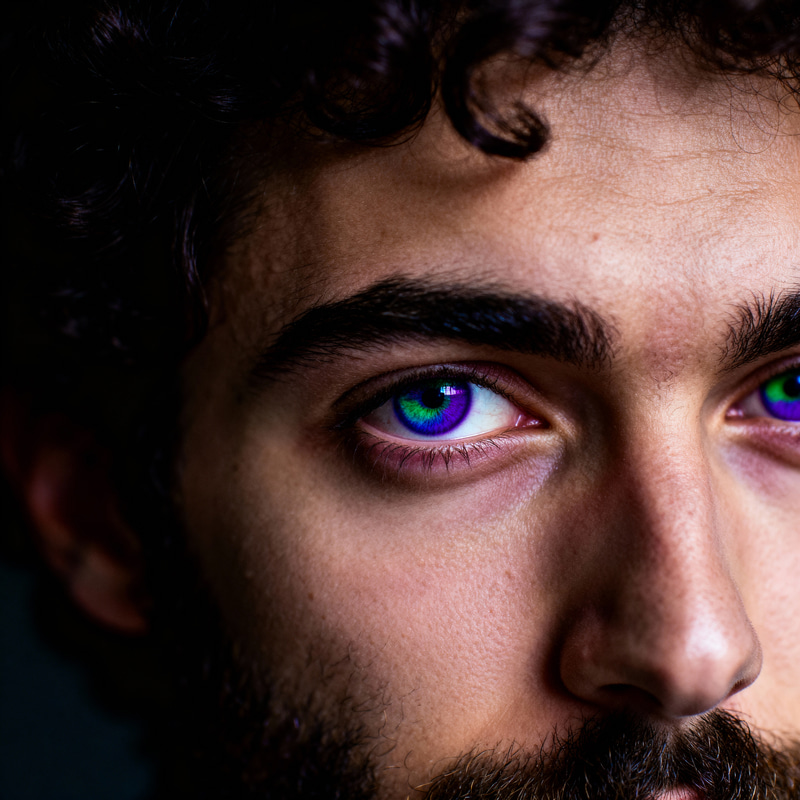 Mysterious Dark-Haired Man with Striking Eyes Mysterious Dark-Haired Man with Striking Eyes