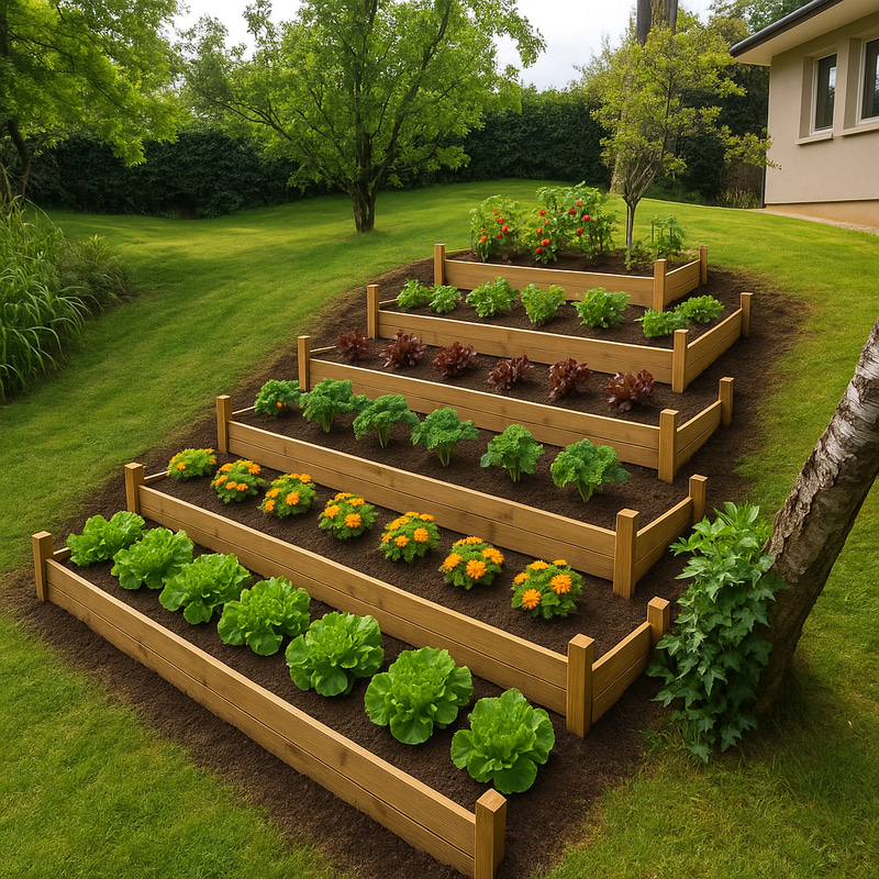 How to Create a Staircase Vegetable Garden How to Create a Staircase Vegetable Garden