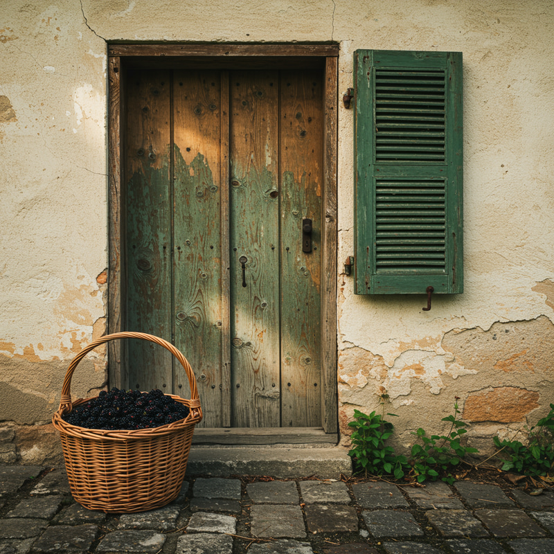 Blackberry Basket by Vintage Green Door Blackberry Basket by Vintage Green Door