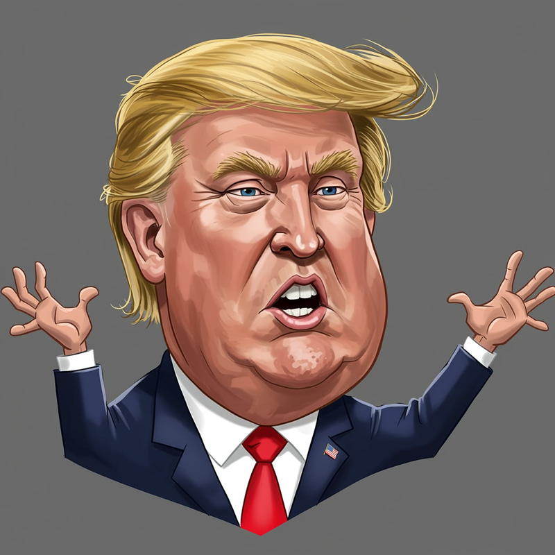 Trump Cartoon Art – Unique Political Caricatures Trump Cartoon Art – Unique Political Caricatures